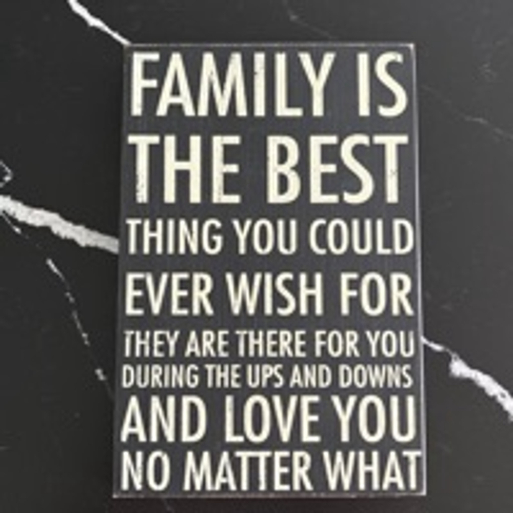 8x12 Family Box Sign